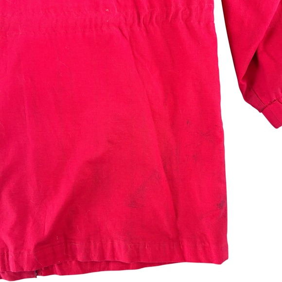 Vintage Eddie Bauer Red Cotton Oversized Jacket Women's Size Lwrge - Picture 6 of 8